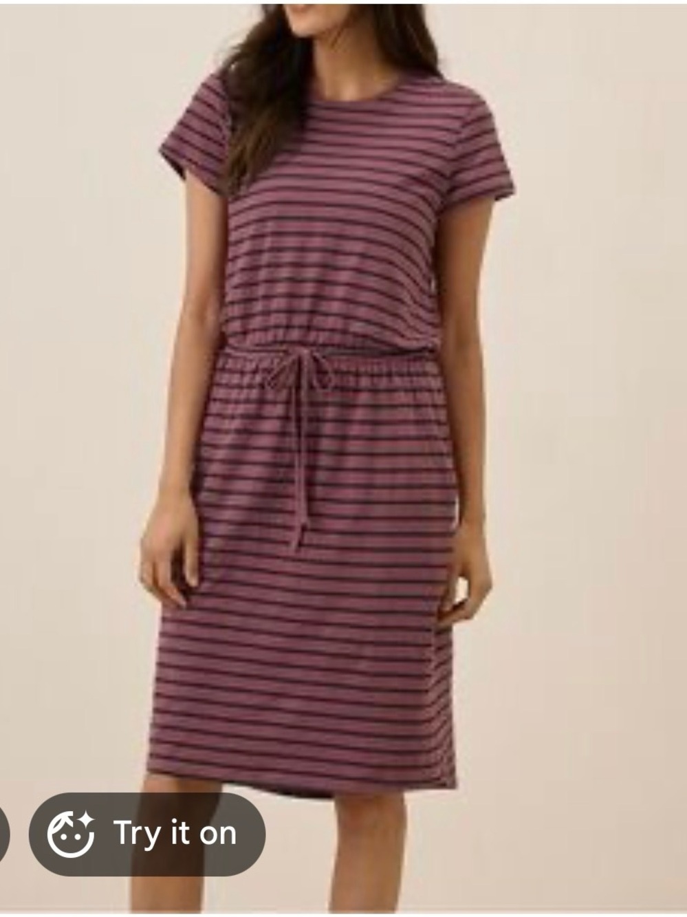 NWOTS Pact slub weekend organic cotton dress xs stripe